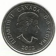 Canadá - 25 Centimos 2012 (Km# 1322a) Sir Isaac Brock