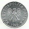 Polonia - 1 Grosz 1949 (Km# 39)