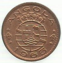 Angola - 1$00 1965 (Km# 76)