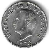 El Salvador - 5 Centavos 1972 (Km# 134)