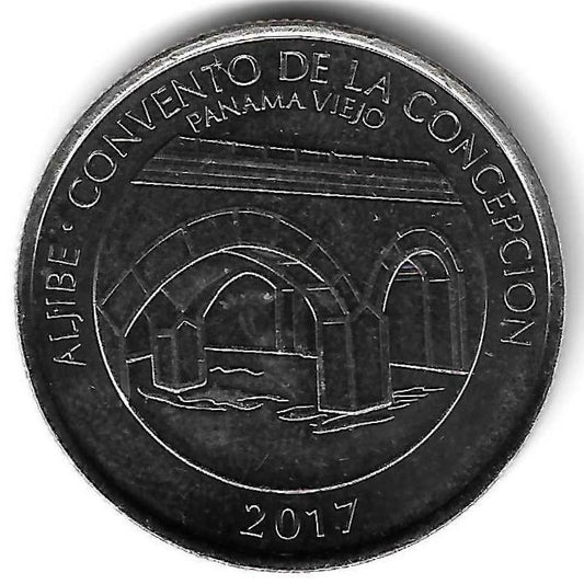 Panamá - 1/2 Balboa 2017 (Km# 160) Panama Velho