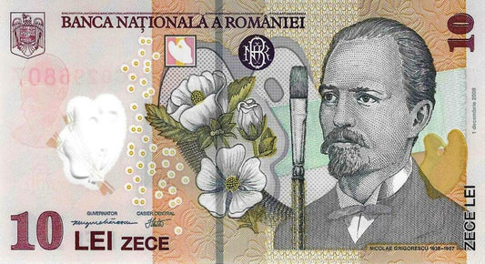 Romenia - 10 Lei 2008 (# 119d)