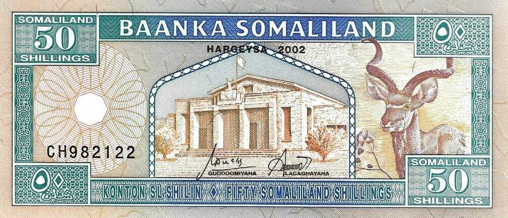 Somalilandia - 50 Shillings 2002 (# 7d)