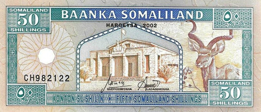 Somalilandia - 50 Shillings 2002 (# 7d)