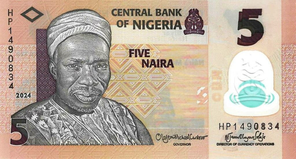 Nigeria - 5 Naira 2024 (# 38o)