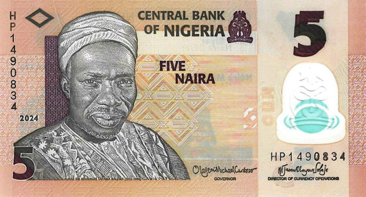 Nigeria - 5 Naira 2024 (# 38o)