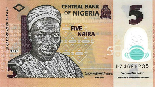 Nigéria - 5 Naira 2020 (# 38k)