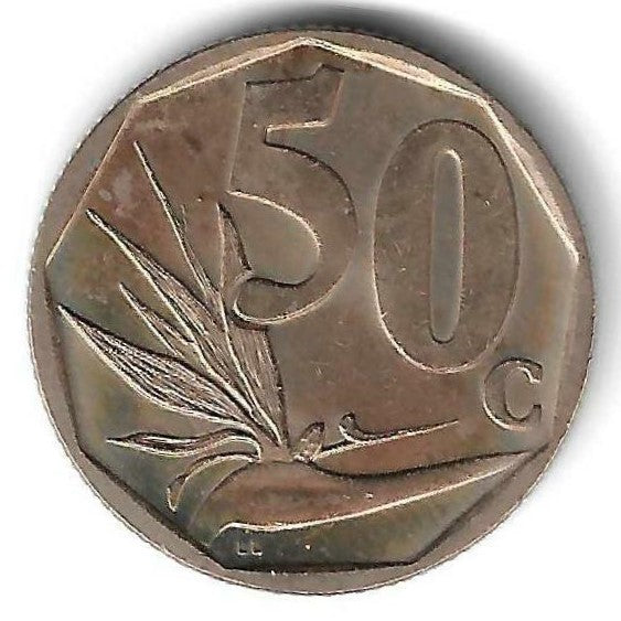 Africa Sul - 50 Centimos 2004 (Km# 331)