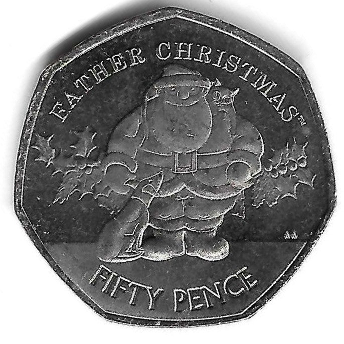 Gibraltar - 50 Pence 2019 (Km# ..) Natal