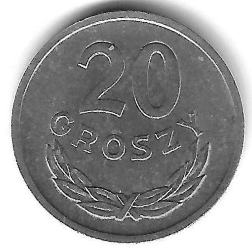 Polónia - 20 Groszy 1976 (Km# AA47)