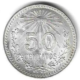 México - 50 Centavos 1944 (Km# 447)