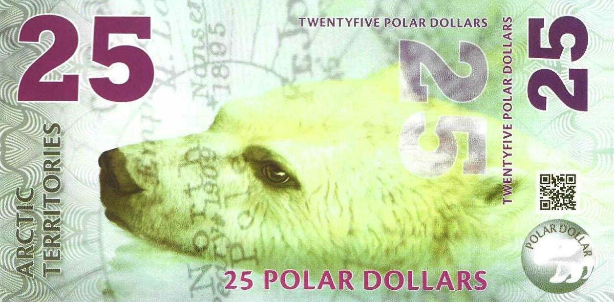Artico - 25 Dolares 2017 (# Nl)