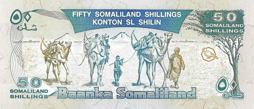 Somalilandia - 50 Shillings 2002 (# 7d)