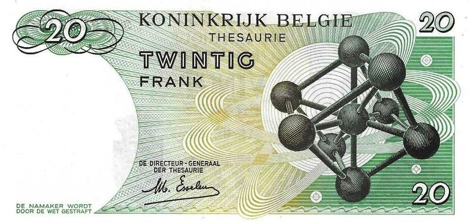 Belgica - 20 Francos 1964 (# 138)