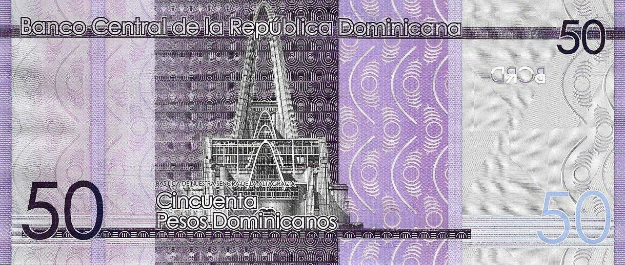 Rep. Dominicana - 50 Pesos 2022 (# 189h)