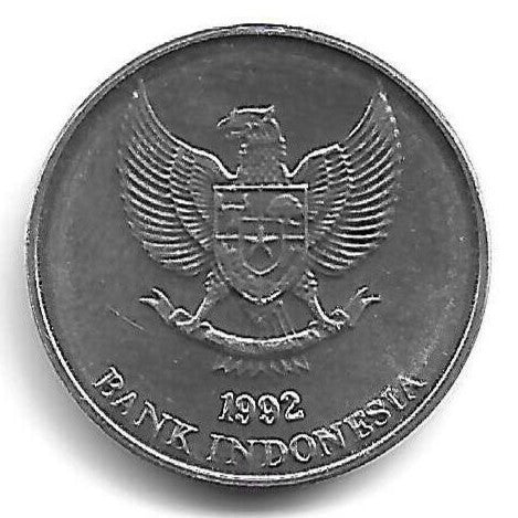 Indonesia - 25 Rupias 1992 (Km# 55)