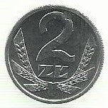 Polonia - 2 Zlote 1990 (Km# 80.3)