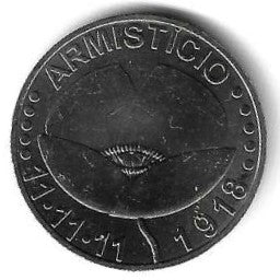 Portugal - 5 Euro 2018 (Km# 891) Armisticio