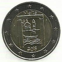 Malta - 2 Euro 2018 (Km# 190) Patrimonio Cultural