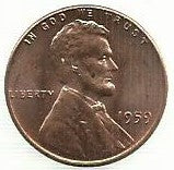 USA - 1 Cent 1959 (Km# 201)