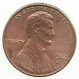 USA - 1 Cent 1982 (Km# 201)