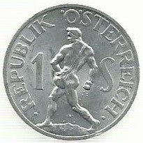 Austria - 1 Schilling 1952 (Km# 2871)