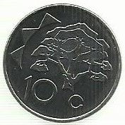 Namibia - 10 Centimos 2012 (Km# 2)