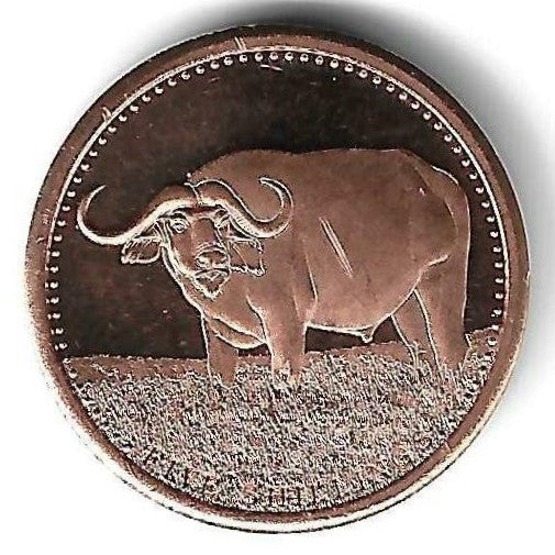 Somália - 5 Shillings 2013 (Km# 241) Bufalo