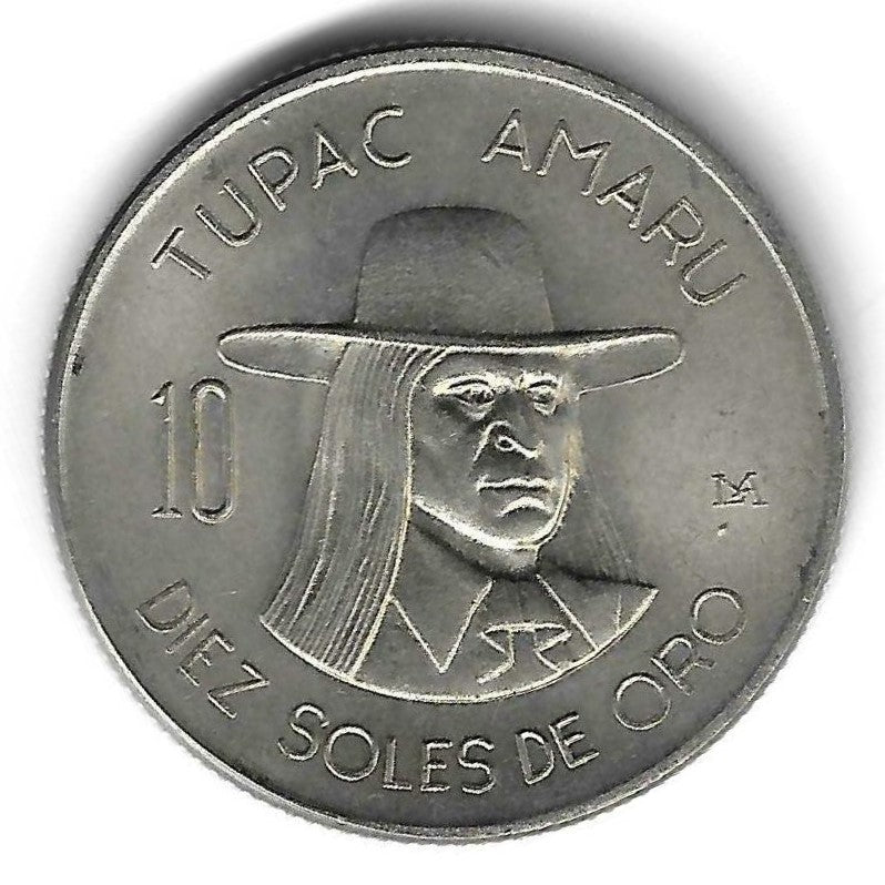 Peru - 10 Soles 1972 (Km# 258)
