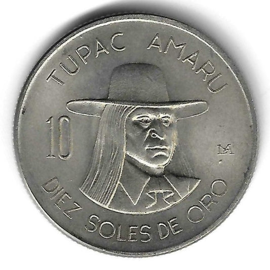 Peru - 10 Soles 1972 (Km# 258)