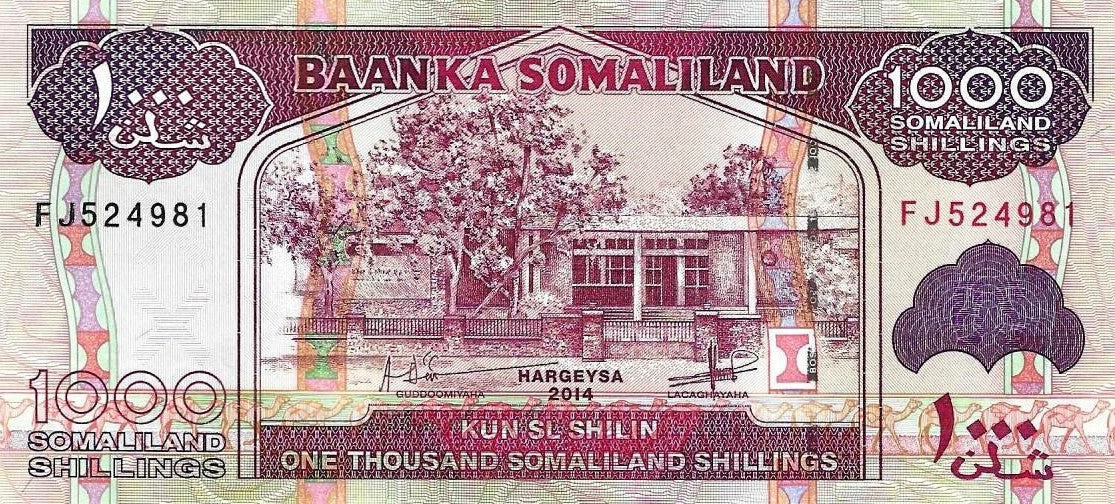 Somalilandia - 1000 Shillings 2014 (# 20c)