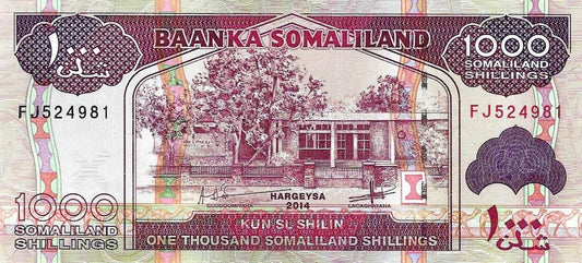 Somalilandia - 1000 Shillings 2014 (# 20c)