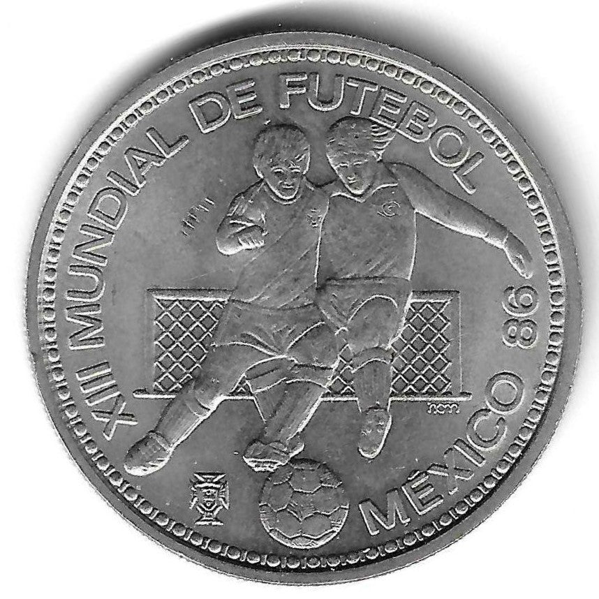 Portugal - 100$00 1986 (Km# 637)     México86