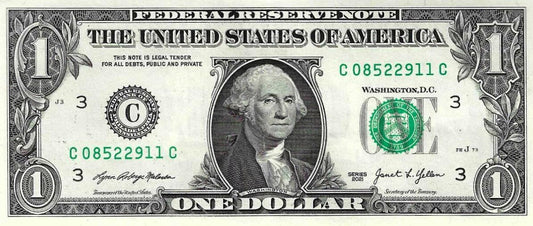 USA - 1 Dolar 2021 (# 549c) Filadelfia