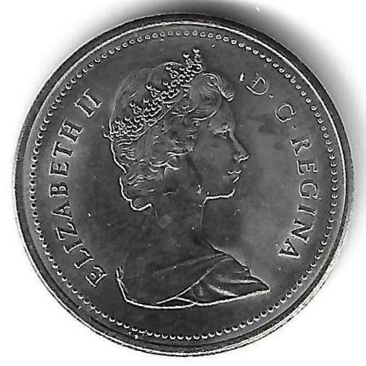 Canada - 5 Centimos 1989 (Km# 60.2a)