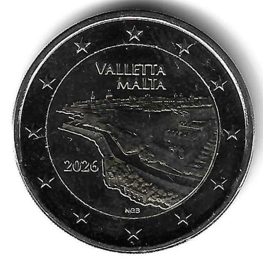 Malta - 2 Euro 2026 (Km# ..) La Valletta