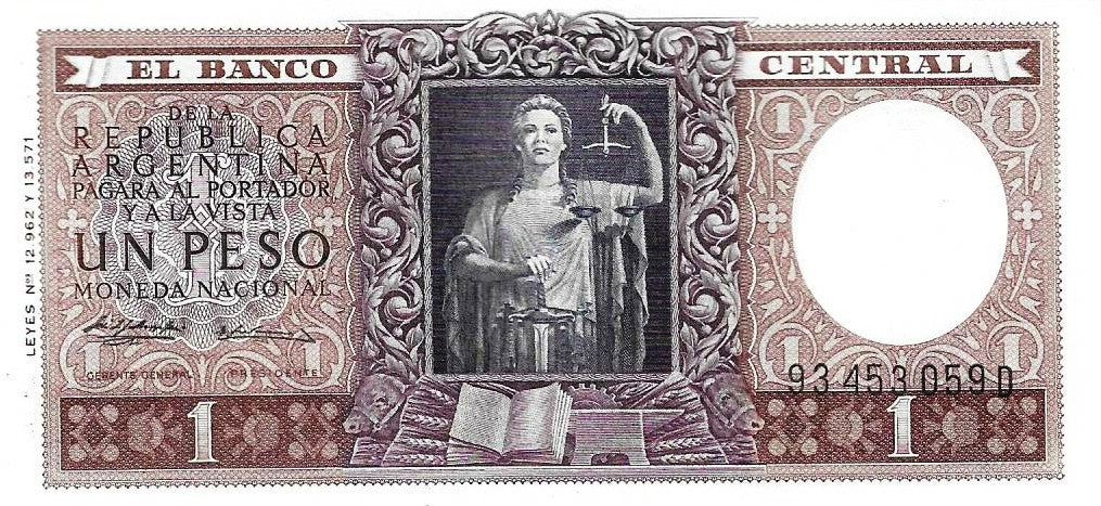 Argentina - 1 Peso 1951 (# 263b)