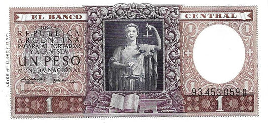 Argentina - 1 Peso 1951 (# 263b)