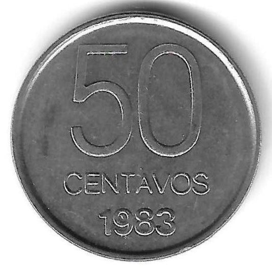 Argentina - 50 Centavos 1983 (Km# 90)