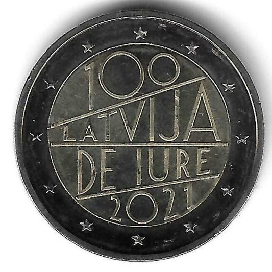 Letonia - 2 Euro 2021 (Km# ..) Iure