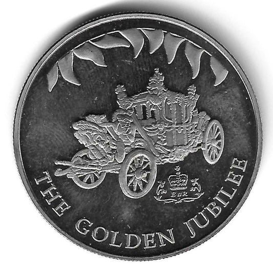 Falkland - 50 Pence 2002 (Km# 78.1) Golden Jubilee