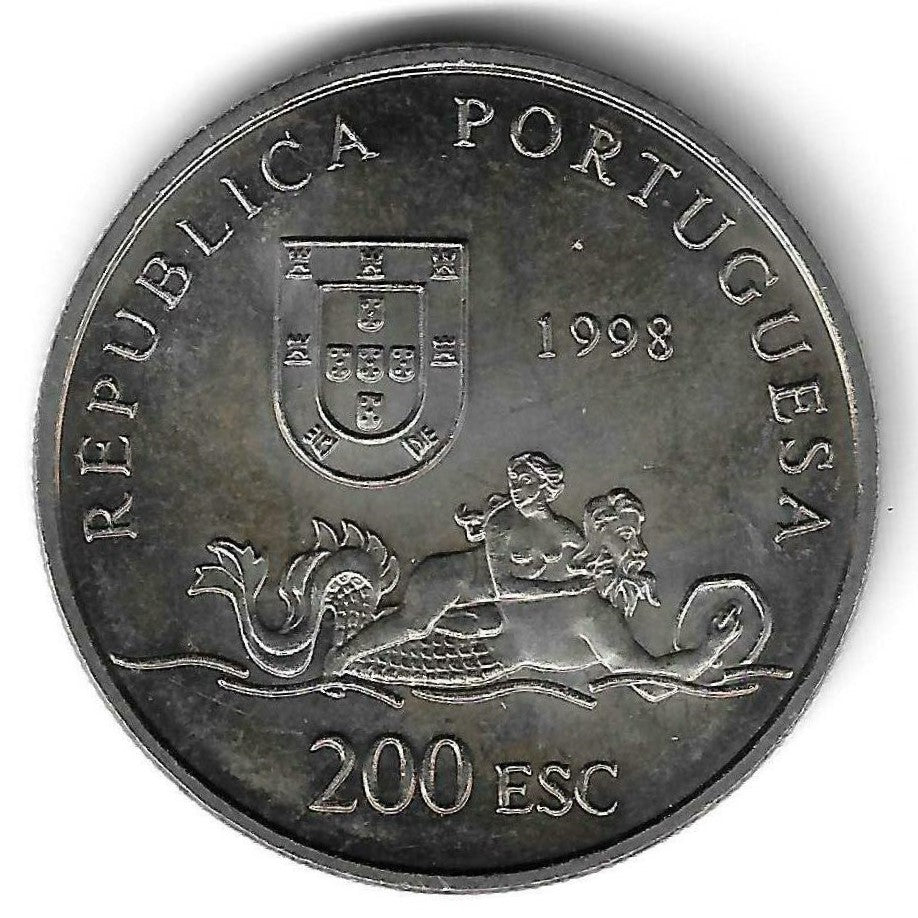 Portugl - 200$00 1998 (Km# 711) Moçambique