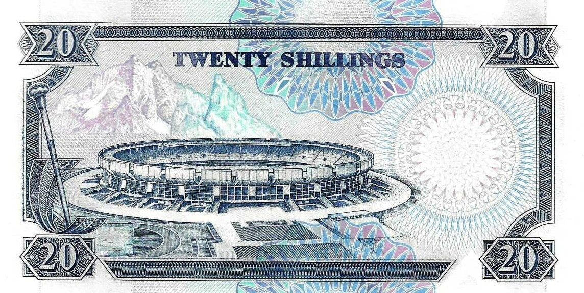 Quenia - 20 Shillings 1988 (# 25a)