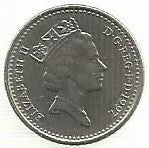 Inglaterra - 5 Pence 1997 (Km# 937b)
