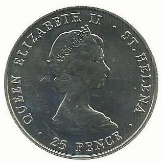 Santa Helena - 25 Pence 1980 (Km# 8)