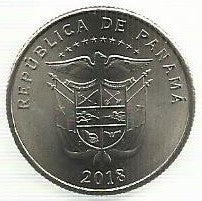 Panamá - 1/4 Balboa 2018 (Km# Novo) Justo Arosemena