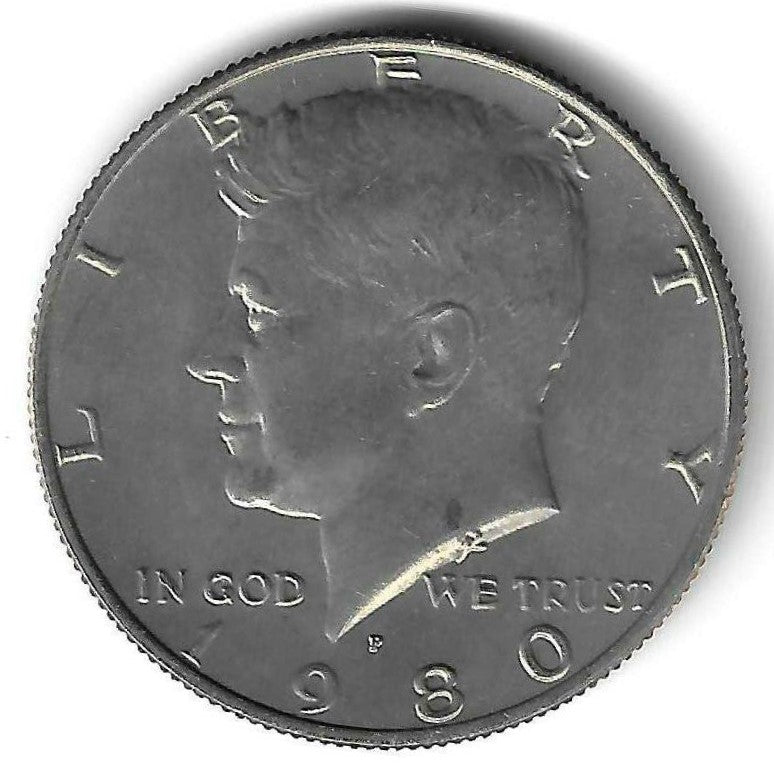 USA - 50 Cents 1980 (KM# A202b)