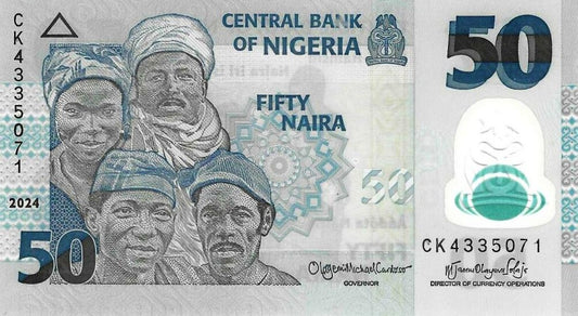 Nigéria - 50 Naira 2024 (# 40n)