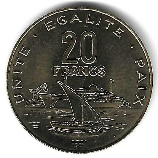 Djibouty - 20 Francos 2007 (Km# 24)