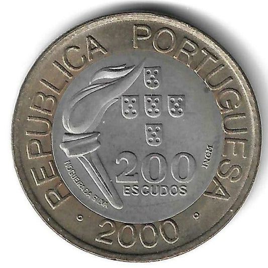 Portugal - 200$00 2000 (Km# 726) Jogos Olimpicos Sidney